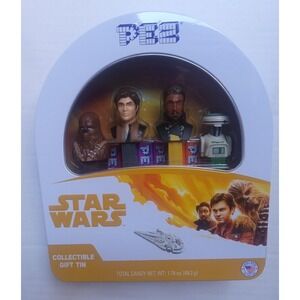 Disney Star Wars PEZ Collectible Gift Tin Limited Edition 4-Candy DISPENSER Set.
